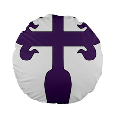 Cross Of Saint James Standard 15  Premium Round Cushions by abbeyz71