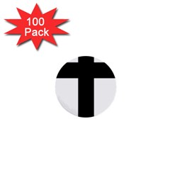 Latin Cross  1  Mini Buttons (100 Pack)  by abbeyz71