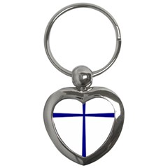 Byzantine Cross  Key Chains (heart)  by abbeyz71