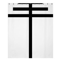 Papal Cross  Shower Curtain 60  X 72  (medium)  by abbeyz71