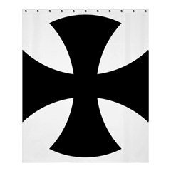 Cross Patty Shower Curtain 60  X 72  (medium)  by abbeyz71