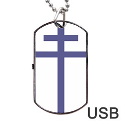 Patriarchal Cross Dog Tag Usb Flash (one Side) by abbeyz71