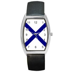 Saint Andrew s Cross Barrel Style Metal Watch by abbeyz71