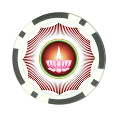 Ayyavazhi Symbol  Poker Chip Card Guard (10 Pack) by abbeyz71