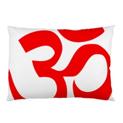 Hindu Om Symbol Pillow Case (two Sides) by abbeyz71