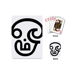 Hindu Om Symbol In Tamil  Playing Cards (mini)  by abbeyz71