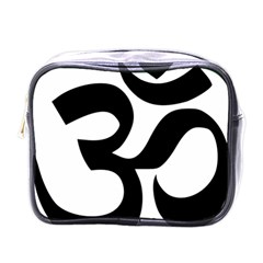 Hindu Om Symbol  Mini Toiletries Bags by abbeyz71