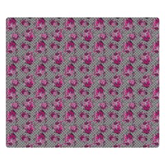 Floral Pattern Double Sided Flano Blanket (small)  by ValentinaDesign