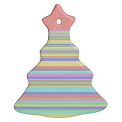 All Ratios Color Rainbow Pink Yellow Blue Green Christmas Tree Ornament (two Sides) by Mariart