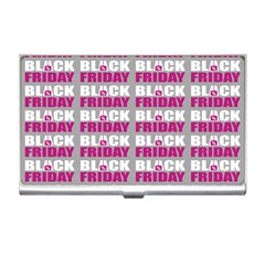 Black Friday Sale White Pink Disc Business Card Holders by Mariart