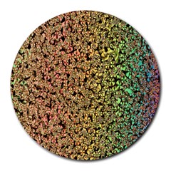 Crystals Rainbow Round Mousepads by Mariart