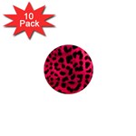 Leopard Skin 1  Mini Magnet (10 pack) 