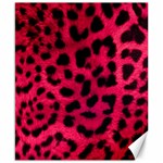 Leopard Skin Canvas 8  x 10 