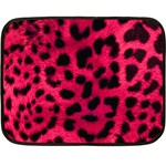 Leopard Skin Fleece Blanket (Mini)
