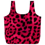 Leopard Skin Full Print Recycle Bags (L) 
