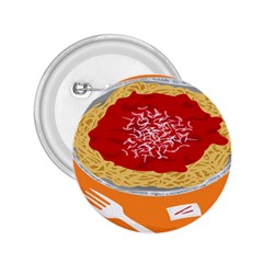 Instant Noodles Mie Sauce Tomato Red Orange Knife Fox Food Pasta 2 25  Buttons by Mariart