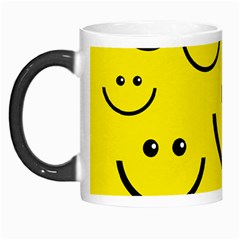 Linus Smileys Face Cute Yellow Morph Mugs by Mariart