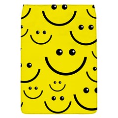 Linus Smileys Face Cute Yellow Flap Covers (s)  by Mariart