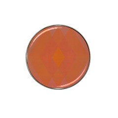 Live Three Term Side Card Orange Pink Polka Dot Chevron Wave Hat Clip Ball Marker (4 Pack)