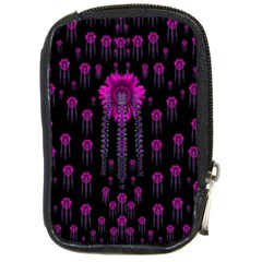 Wonderful Jungle Flowers In The Dark Compact Camera Cases by pepitasart