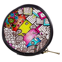 Beautiful Colorful Doodle Mini Makeup Bags by Nexatart