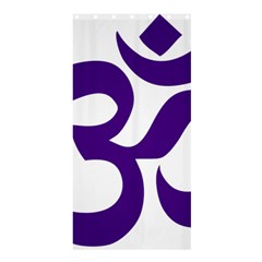 Hindu Om Symbol (purple) Shower Curtain 36  X 72  (stall)  by abbeyz71