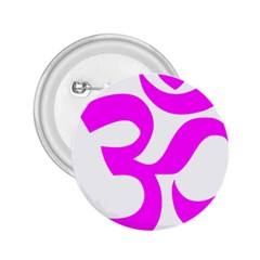 Hindu Om Symbol (magenta) 2 25  Buttons