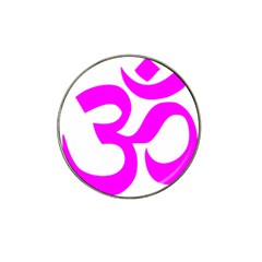Hindu Om Symbol (magenta) Hat Clip Ball Marker