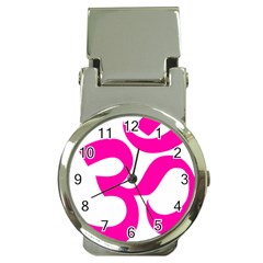 Hindu Om Symbol (pink) Money Clip Watches by abbeyz71
