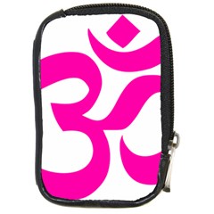Hindu Om Symbol (pink) Compact Camera Cases by abbeyz71