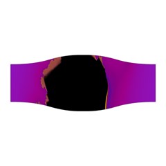 Buffalo Fractal Black Purple Space Stretchable Headband