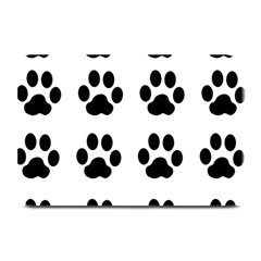 Claw Black Foot Chat Paw Animals Plate Mats by Mariart