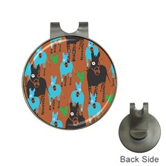 Zebra Horse Animals Hat Clips With Golf Markers