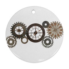 Hour Time Iron Ornament (round) by Mariart
