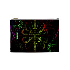Inner Peace Star Space Rainbow Cosmetic Bag (medium) 