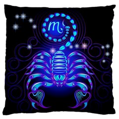 Sign Scorpio Zodiac Large Cushion Case (two Sides) by Mariart