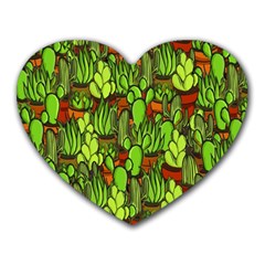 Cactus Heart Mousepads by Valentinaart