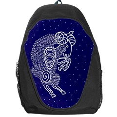 Aries Zodiac Star Backpack Bag by Mariart