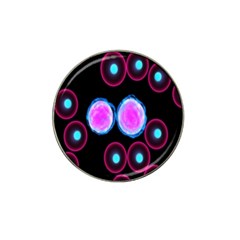 Cell Egg Circle Round Polka Red Purple Blue Light Black Hat Clip Ball Marker by Mariart