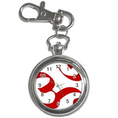 Hindu Om Symbol (red) Key Chain Watches by abbeyz71