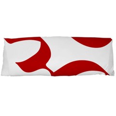 Hindu Om Symbol (red) Body Pillow Case Dakimakura (two Sides) by abbeyz71