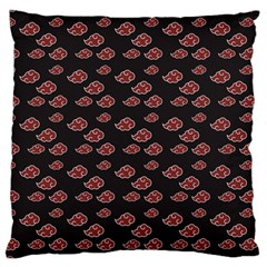 Cloud Red Brown Large Cushion Case (two Sides) by Mariart