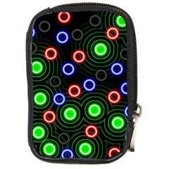 Neons Couleurs Circle Light Green Red Line Compact Camera Cases