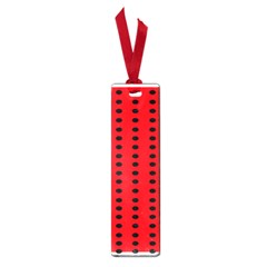 Red White Black Hole Polka Circle Small Book Marks