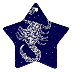 Scorpio Zodiac Star Ornament (star)