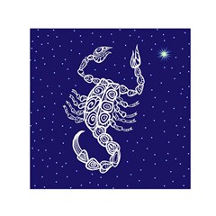 Scorpio Zodiac Star Small Satin Scarf (square) by Mariart