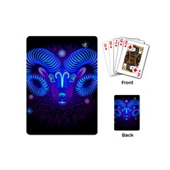 Sign Aries Zodiac Playing Cards (mini)  by Mariart