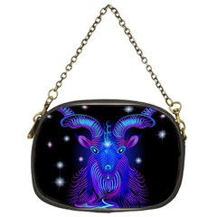 Sign Capricorn Zodiac Chain Purses (one Side)  by Mariart