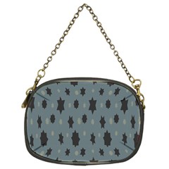 Star Space Black Grey Blue Sky Chain Purses (two Sides) 