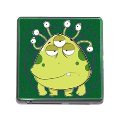 The Most Ugly Alien Ever Memory Card Reader (square) by Catifornia